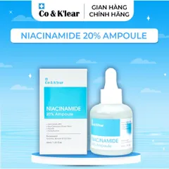 Tinh Chất Làm Sáng Da Mờ Thâm Co&K'lear NIACINAMIDE 20% 30ml