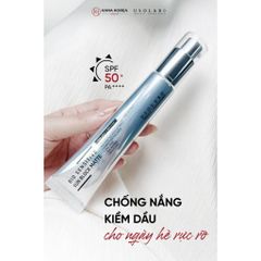 Kem Chống Nắng USOLAB Sun Block Matte 50ml Giúp kiềm dầu, nâng tone sáng da bảo vệ da với SPF 50+