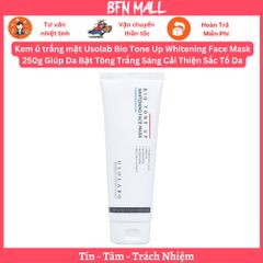 Kem ủ trắng mặt Usolab Bio Tone Up Whitening Face Mask 250g Giúp Da Bật Tông Trắng Sáng Cải Thiện Sắc Tố Da