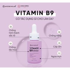 Serum B9 USOLAB AVOSKINLAB Giúp làm dịu da hỗ trợ quá trình phục hồi và cấp ẩm cho da 30ml