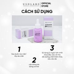 Serum B9 USOLAB AVOSKINLAB Giúp làm dịu da hỗ trợ quá trình phục hồi và cấp ẩm cho da 30ml