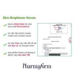 Serum Làm sáng da, cải thiện thâm nám PHARMAFORM Skin Brightener Serum 20ml