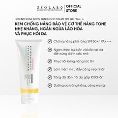 Kem chống nắng body USOLAB - Giúp nâng tone, dưỡng ẩm trắng mịn toàn thân BODY SUN BLOCK CREAM SPF50+ PA++++ 120ml