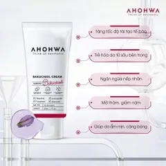 Kem Dưỡng AHOHWA Bakuchiol Cream Tuýp 50ml - Chống Lão Hóa, Giảm Nếp Nhăn, Mờ Thâm, Giảm Nám