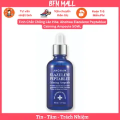 Tinh Chất Chống Lão Hóa  Ahohwa Elazulene Peptablue Calming Ampoule 50ML