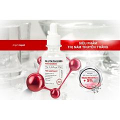 Huyết thanh truyền trắng xoá mờ thâm nám Angel Liquid Glutathione Plus Niacinamide 700 V-ampoule 30ml [ Hàng Nhập Khẩu ]