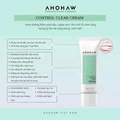 Kem Dưỡng Da Ahohwa Acless Solution Control Clear Cream 50ml