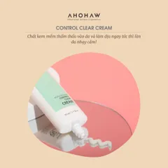 Kem Dưỡng Da Ahohwa Acless Solution Control Clear Cream 50ml