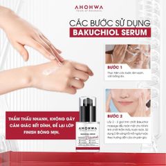Tinh Chất Tái Tạo Trẻ Hóa AHOHWA Bakuchiol Serum 30ml Chống Lão Hóa, Giảm Nếp Nhăn,  Làm Đều Màu Da