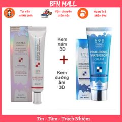 Combo Kem Mờ Thâm giảm Nám Tàn Nhang Melasma-X 3D + KEM DƯỠNG ẨM ,CẤP NƯỚC ,CĂNG BÓNG DA 3D HYALURONIC WATER DROP CREAM