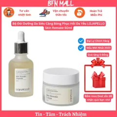 Bộ Đôi Dưỡng Da Siêu Căng Bóng Phục Hồi Da Yếu LOJAPELLO Skin Remake 50ml