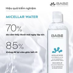 Nước tẩy trang Babe Essentials Prebiotic Micellar Water 250ml