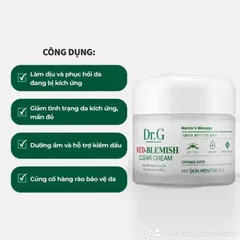 Kem dưỡng Dr.G DrG Red Blemish Clear Cream 70ml