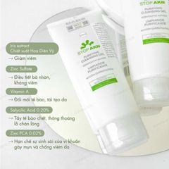 Sữa rửa mặt BABE STOP AKN PURIFYING CLEANSING GEL 100ml/200ml [ Hàng Công Ty ]