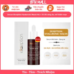 Serum Ekseption Hyaluronic Niacin HA + 5% B3 sáng da, mờ thâm mụn