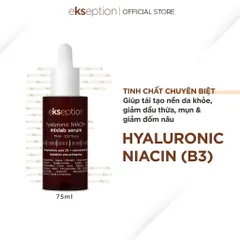 Serum Ekseption Hyaluronic Niacin HA + 5% B3 sáng da, mờ thâm mụn
