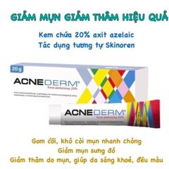 Acne Derm - AcneDerm 20% Azelaic Acid Giảm Thâm mụn, mờ nám, sáng da 20g
