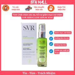 Tinh Chất chăm sóc da, hỗ trợ giảm mụn mờ thâm SVR SEBIACLEAR SERUM 30ml