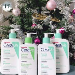 Sữa Rửa Mặt Cerave Foaming Hydrating Facial Cleanser  236ml/473ml Chính Hãng Pháp
