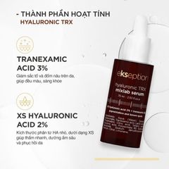 Serum TRX Ekseption Hyaluronic HA + 3% Tranexamic acid Trắng Da Mờ Nám 75ml