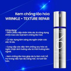 Kem Chống Lão Hoá Zo Skin Health WRINKLE + TEXTURE REPAIR 50ml [ Chính Hãng ]