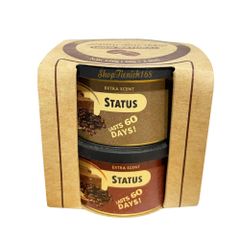 Bộ 2 Gel Thơm Khử Mùi Ô Tô - Hương Café Hazelnut & Mocha, Chống Say Xe, Thư Giãn Tinh Thần, Giữ Không Gian Thoáng Mát