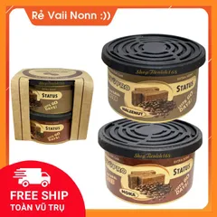 Bộ 2 Gel Thơm Khử Mùi Ô Tô - Hương Café Hazelnut & Mocha, Chống Say Xe, Thư Giãn Tinh Thần, Giữ Không Gian Thoáng Mát