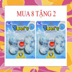 Viên Tẩy Bồn Cầu X2 Mr. Fresh - Bộ 4 Vỉ 16+4 Viên Siêu Sạch, Tiêu Diệt Vi Khuẩn, An Toàn cho Trẻ Em