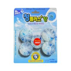 Viên Tẩy Bồn Cầu X2 Mr.Fresh - Bộ 4+1 Diệt Khuẩn và Khử Mùi Hiệu Quả, An Toàn Cho Gia Đình