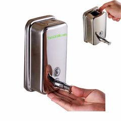 Bình Đựng Nước Rửa Tay Dầu Gội Sữa Tắm Inox 800ML Sang Trọng, Tiết Kiệm Để Trên Bàn Rửa  - Dụng Cụ Gia Đình Tiện Lợi