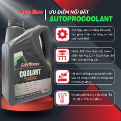 Nước làm mát ô tô AUTOPRO GREEN COOLANT 2L - Giảm nhiệt, chống ăn mòn, công nghệ AIT, bền bỉ, tiết kiệm cho động cơ ô tô