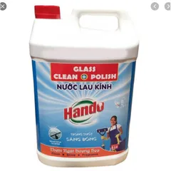 Nước Lau Kính Hando 5L Hương Bạc Hà - Sáng Bóng, Không Để Lại Vệt, Duy Trì Bụi Bẩn - Sản Phẩm An Toàn Cho Mọi Bề Mặt Kính