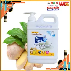 Nước Rửa Chén Mr.Fresh 1.6L Tinh Chất Cám Gạo - Làm Sạch Dầu Mỡ, Dịu Nhẹ Với Da Tay, An Toàn Cho Gia Đình