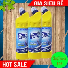 Chai tẩy vệ sinh Nhà Tắm Toilet đậm đặc Mr.Fresh 900ml - Hương Lavender 358627