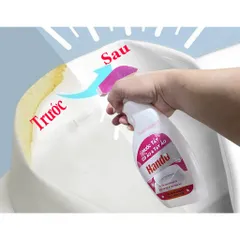 Nước Tẩy Vết Bẩn Cổ Áo, Tay Áo Hando 500ml - An Toàn, Hiệu Quả, Dễ Sử Dụng Cho Quần Áo Sạch Như Mới