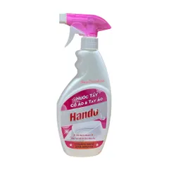 Nước Tẩy Vết Bẩn Cổ Áo, Tay Áo Hando 500ml - An Toàn, Hiệu Quả, Dễ Sử Dụng Cho Quần Áo Sạch Như Mới