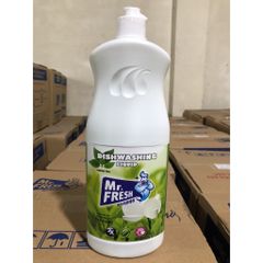 Nước Rửa Chén Bát Mr.Fresh 820ml - Đậm Đặc Tinh Dầu Trà Xanh & Quế, An Toàn Cho Da, Khử Mùi Hiệu Quả, Giúp Rửa Sạch Tinh Tế