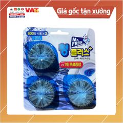 Viên tẩy và khử mùi bồn cầu tự động Mr.Fresh - Vỉ 3 viên kháng khuẩn, giữ sạch và thơm mát cho bồn cầu nhà bạn.
