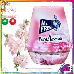 Sáp Thơm Phòng Khử Mùi Mr.Fresh 220g - Hương Sakura Tự Nhiên, Khử Mùi Và Mang Đến Không Gian Tươi Mát, Đậm Đặc Lưu Hương 30 Ngày