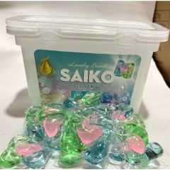 Viên Nước Giặt SAIKO Hương Sakura - 25 Viên Giặt Sạch, Lưu Hương 3 Ngày, Tiện Lợi Cho Gia Đình Bận Rộn