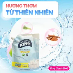 Nước Rửa Chén Bát Khử Mùi Hải Sản Golden King Túi 2.2L Can 4L 358839