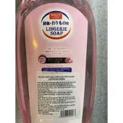 Nước giặt đồ chíp chuyên dụng Justsoak Hando 500ml