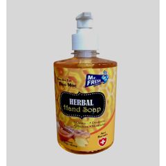 Nước Rửa Tay Khử Mùi Mr.Fresh 500ml - Bộ 2 Hương Cam Quế, Diệt Khuẩn, Chăm Sóc Da Mềm Mại, An Toàn Cho Mọi Loại Da