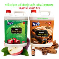Nước Rửa Tay Premium Mr Fresh 5L Hương Quế - Khử Mùi, Kháng Khuẩn, Dưỡng Da Mềm Mại, Made in Korea
