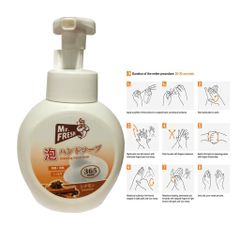 Sữa Rửa Tay Bọt Tuyết 365ml Mr.Fresh Hương Quế - Diệt Khuẩn 99,99% An Toàn Cho Trẻ Em và Da Nhạy Cảm