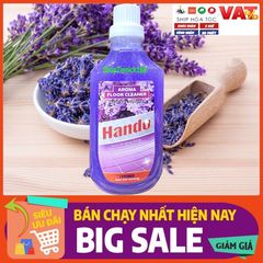 Nước Lau Sàn Đậm Đặc Siêu Sạch Hando 1L Hương Quế - Giải Pháp Vệ Sinh An Toàn Cho Gia Đình, Chất Tẩy Rửa Đặc Biệt Nhẹ Nhàng, Kháng Khuẩn