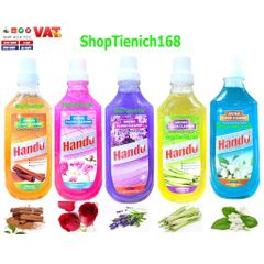 Nước Lau Sàn Đậm Đặc Siêu Sạch Hando 1L Hương Quế - Giải Pháp Vệ Sinh An Toàn Cho Gia Đình, Chất Tẩy Rửa Đặc Biệt Nhẹ Nhàng, Kháng Khuẩn