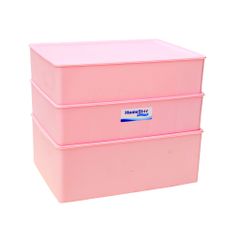 Bộ 3 Khay Đựng Đồ Lót Homestar - Hộp Nhựa Cao Cấp Tiết Kiệm Không Gian, Phân Loại Gọn Gàng, An Toàn Nhựa Thân Thiện Môi Trường