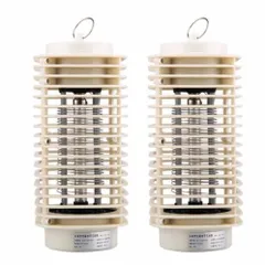 Đèn Bắt Muỗi Và Côn Trùng Tower 3D Chính Hãng - Bộ 2 Đèn Tiêu Diệt Côn Trùng An Toàn Cho Gia Đình, Màu Trắng