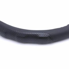 Vòng Da Bọc Vô Lăng Super 39-40cm - Trang Trí & Bảo Vệ Vô Lăng Ô Tô, Màu Đen, Sang Trọng, Phong Cách Cá Nhân